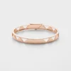 Pulsera rígida con aberturas Eternal Gold en oro rosa