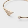 Pulsera rígida Eternal Gold en oro amarillo con diamantes Pulsera rígida Eternal Gold en oro amarillo con diamantes