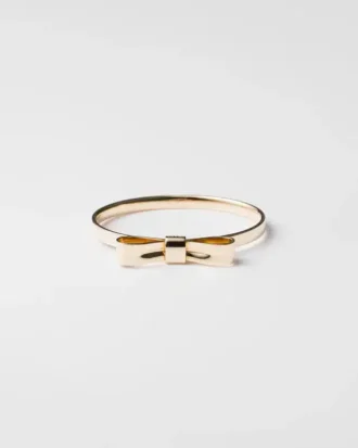 Pulsera tipo esclava Eternal Gold Bow – Oro amarillo