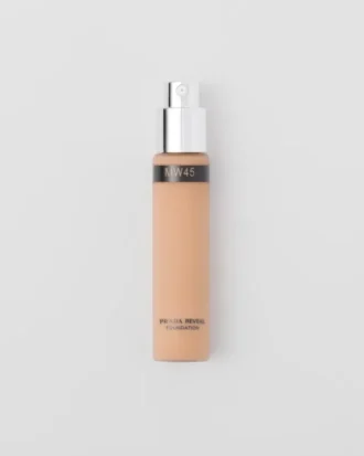 Recambio de la base de maquillaje Prada Reveal Skin Optimizing Foundation – MW45 – Tono medio cálido