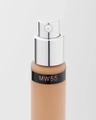 Recambio de la base de maquillaje Prada Reveal Skin Optimizing Foundation – Mw55 – Tono medio cálido