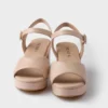 Sandalias acolchadas de piel napa Sandalias acolchadas de piel napa