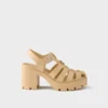Sandalias con plataforma de goma Sandalias con plataforma de goma