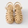 Sandalias con plataforma de goma Sandalias con plataforma de goma