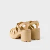 Sandalias con plataforma de goma Sandalias con plataforma de goma
