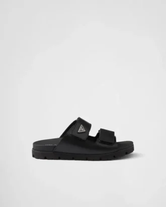 Chanclas de correa de piel