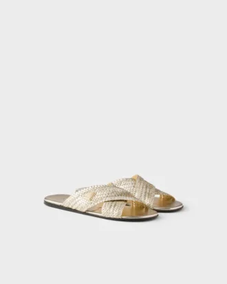 Sandalias cruzadas de piel Sandalias cruzadas de piel