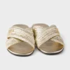 Sandalias cruzadas de piel Sandalias cruzadas de piel
