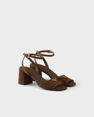 Sandalias de ante