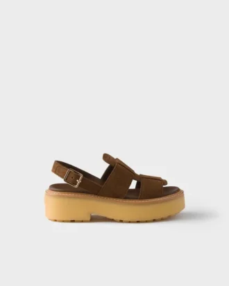 Sandalias de ante