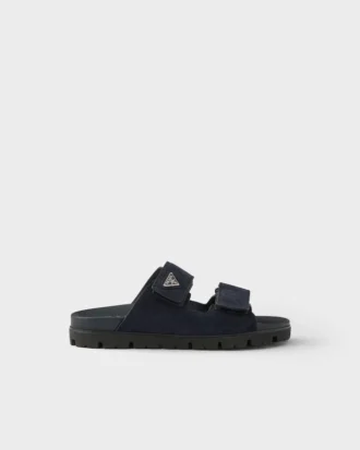 Sandalias de ante con tiras