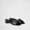 Sandalias de charol Saffiano Sandalias de charol Saffiano