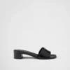 Sandalias de charol Saffiano Sandalias de charol Saffiano