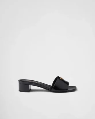 Sandalias de charol Saffiano