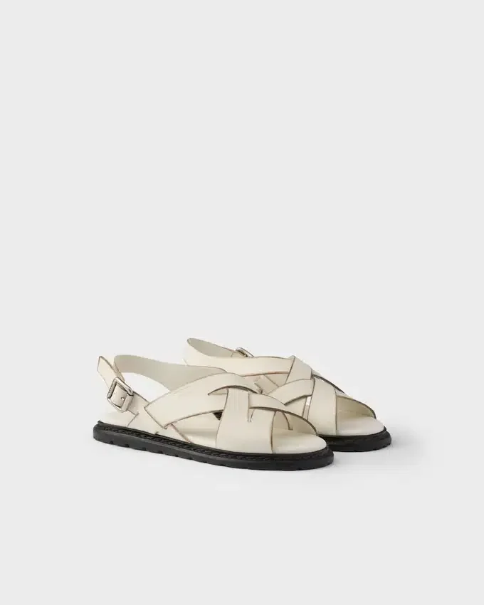 Sandalias de cuero envejecido Sandalias de cuero envejecido