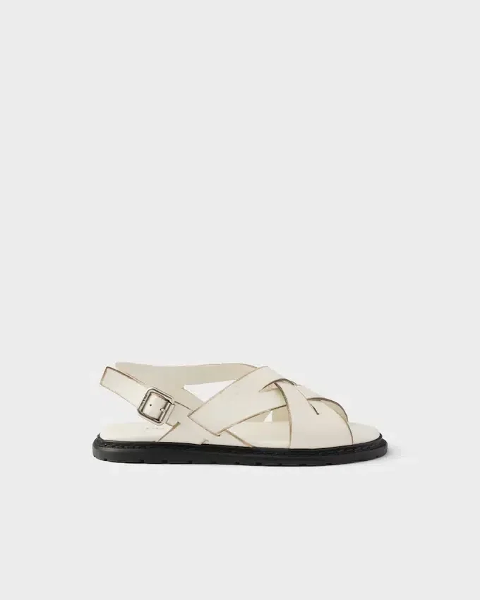 Sandalias de cuero envejecido Sandalias de cuero envejecido