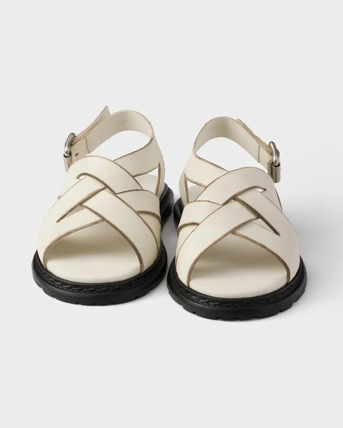 Sandalias de cuero envejecido Sandalias de cuero envejecido