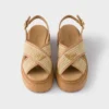 Sandalias de ganchillo y cuero Sandalias de ganchillo y cuero