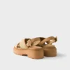 Sandalias de ganchillo y cuero Sandalias de ganchillo y cuero