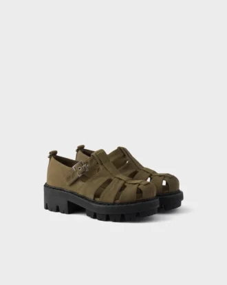 Sandalias de pescador de lona