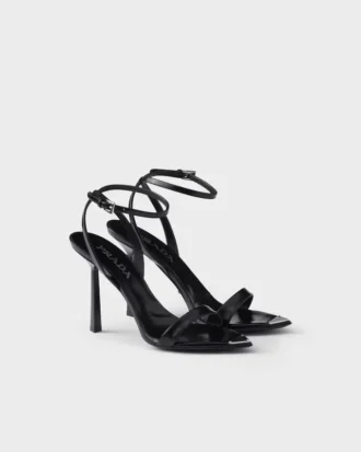 Sandalias de piel cepillada
