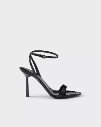Sandalias de piel cepillada