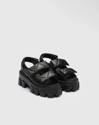 Sandalias de piel napa Monolith