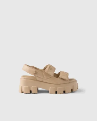 Sandalias de piel napa Monolith
