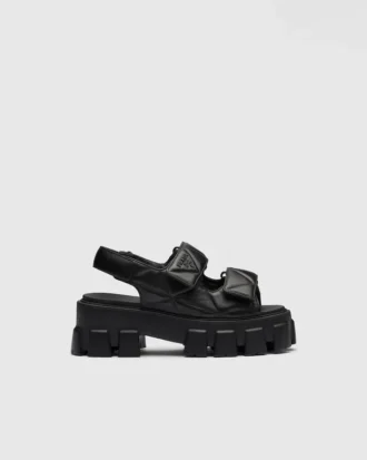 Sandalias de piel napa Monolith