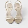 Sandalias de piel Saffiano charolada Sandalias de piel Saffiano charolada