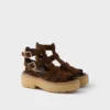 Sandalias gladiadoras de ante Sandalias gladiadoras de ante