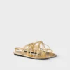 Sandalias planas de piel napa Mordora Sandalias planas de piel napa Mordora