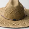 Sombrero de paja trenzada Sombrero de paja trenzada