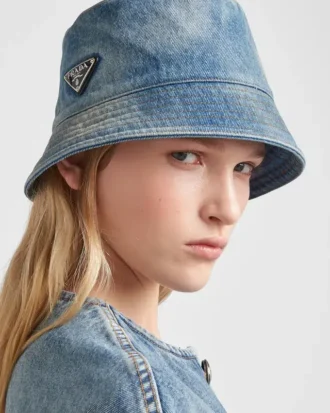 Sombrero de pescador de denim