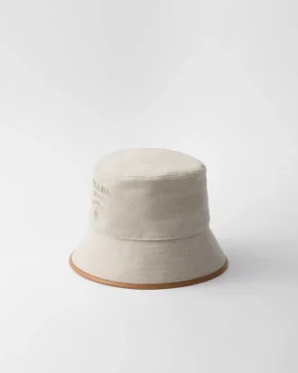 Sombrero de pescador de mezcla de lino