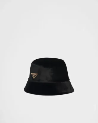 Sombrero de pescador de terciopelo