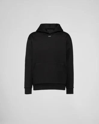 Sudadera con capucha de algodón técnico Sudadera con capucha de algodón técnico