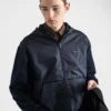 Sudadera con capucha de algodón técnico y Re-Nylon Sudadera con capucha de algodón técnico y Re-Nylon