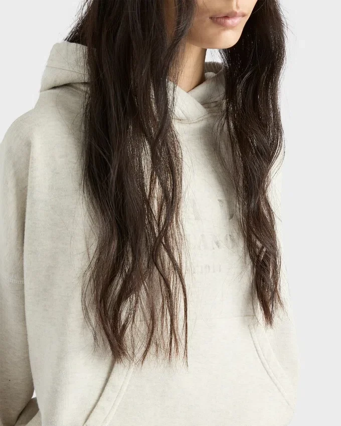 Sudadera con capucha de felpa de algodón Sudadera con capucha de felpa de algodón