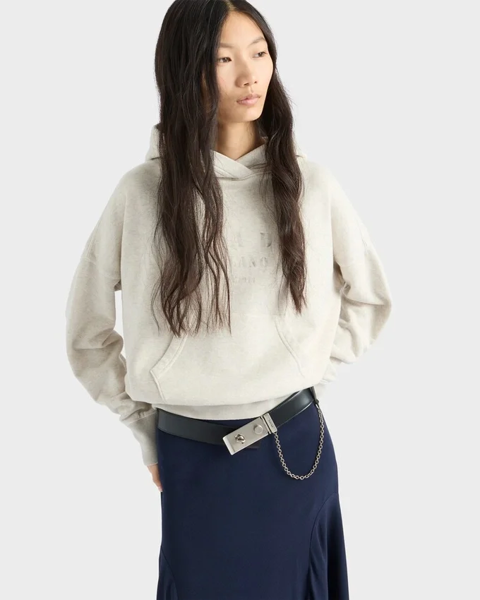 Sudadera con capucha de felpa de algodón Sudadera con capucha de felpa de algodón