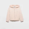 Sudadera con capucha de felpa de algodón con cremallera Sudadera con capucha de felpa de algodón con cremallera