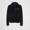 Sudadera con capucha de forro polar de mezcla de lana Sudadera con capucha de forro polar de mezcla de lana