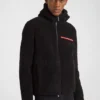 Sudadera con capucha de forro polar de mezcla de lana Sudadera con capucha de forro polar de mezcla de lana