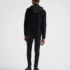 Sudadera con capucha de forro polar de mezcla de lana Sudadera con capucha de forro polar de mezcla de lana