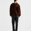 Sudadera con capucha de mezcla de lana Sudadera con capucha de mezcla de lana