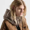Sudadera con capucha de punto melange
