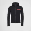 Sudadera con capucha de tejido técnico Sudadera con capucha de tejido técnico