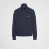 Sudadera con cremallera de tejido técnico elástico Sudadera con cremallera de tejido técnico elástico