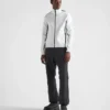 Sudadera con cuello alto y cremallera de punto técnico Sudadera con cuello alto y cremallera de punto técnico