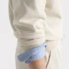 Sudadera de algodón con cuello redondo Sudadera de algodón con cuello redondo